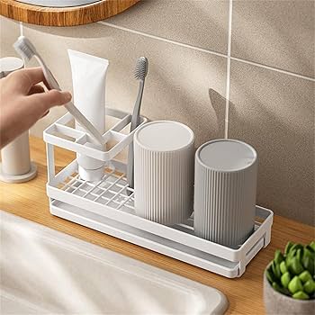 Amazon｜歯ブラシスタンド 歯ブラシホルダー 洗面所 収納